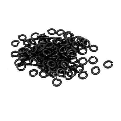 Harfington Uxcell 2mm Fitting Dia Carbon Steel Square Section Split Lock Washer 100pcs