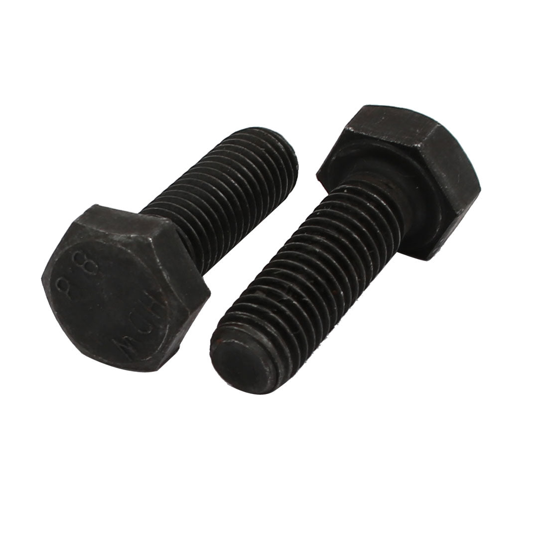 Uxcell 8.8 Grade M8x25mm Full Threaded Left Hand Thread Hex Head Bolt ...