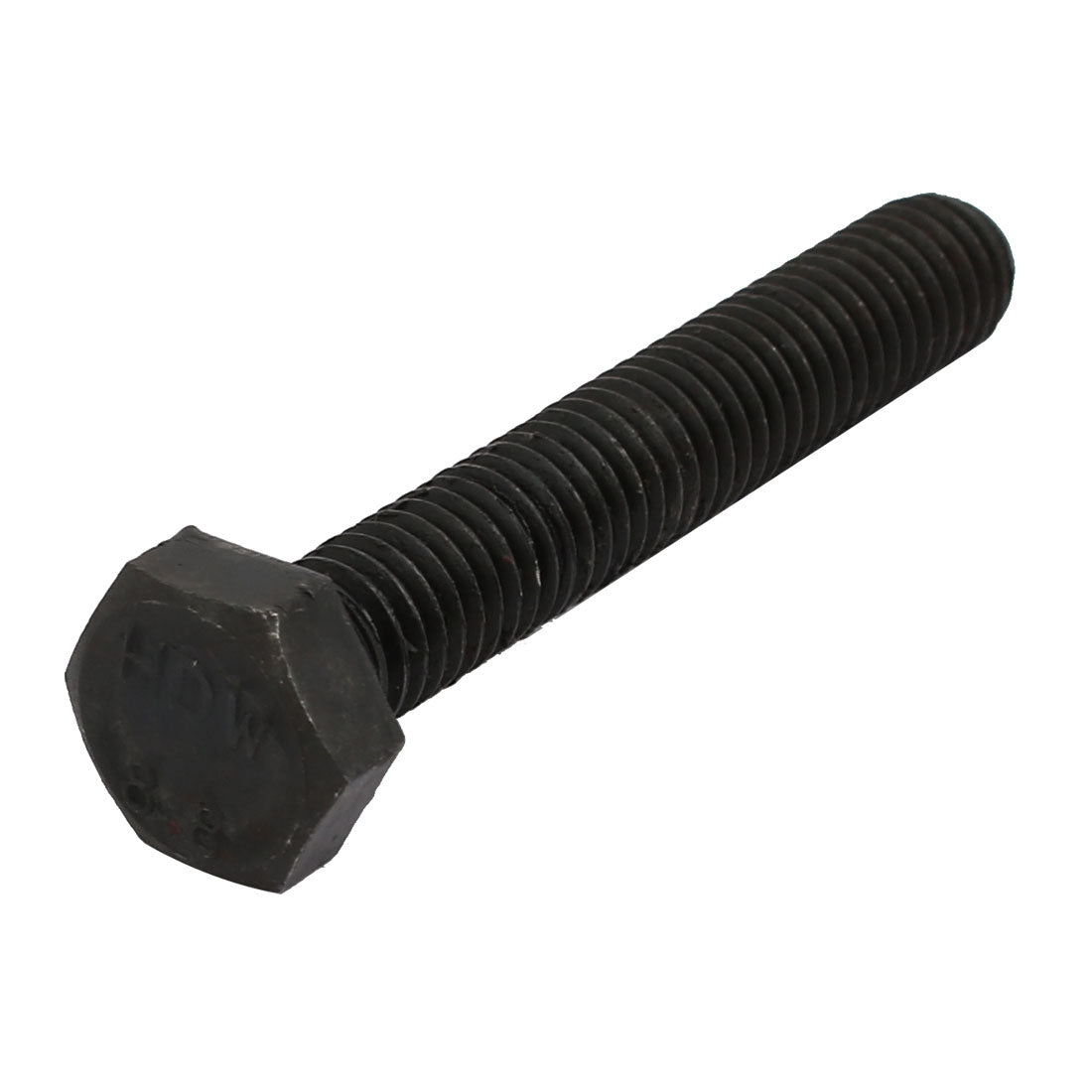 Uxcell 8.8 Grade M8x50mm Full Threaded Left Hand Thread Hex Head Bolt ...