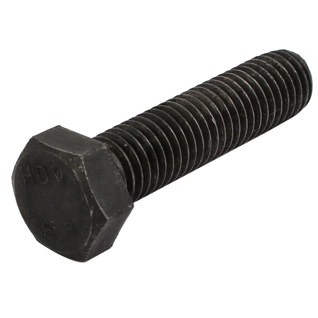 Uxcell 8.8 Grade M12x50mm Full Threaded Left Hand Thread Hex Head Bolt ...