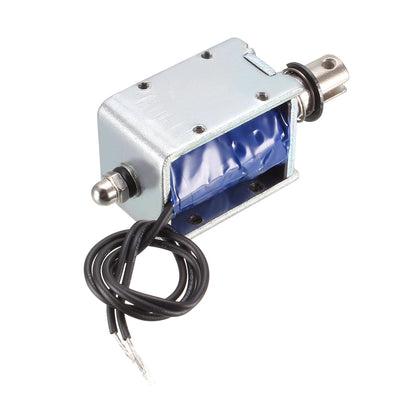 Harfington Uxcell JF-1040B DC12V 400mA 10mm/25N Push Pull Type Electromagnet Solenoid Open-frame