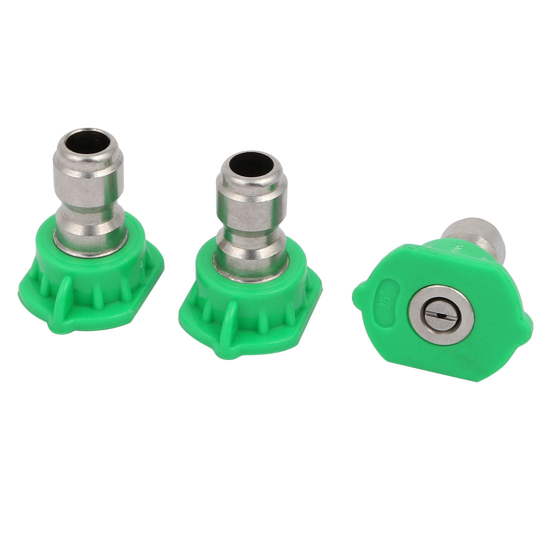 uxcell Uxcell 1mm Dia 25 Degree  Nozzle Universal Pressure  Accessories Green 3pcs