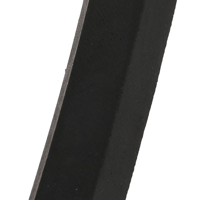 Harfington Uxcell B965 17mm Width 11mm Thickness Rubber Transmission Driving Belt V-Belt