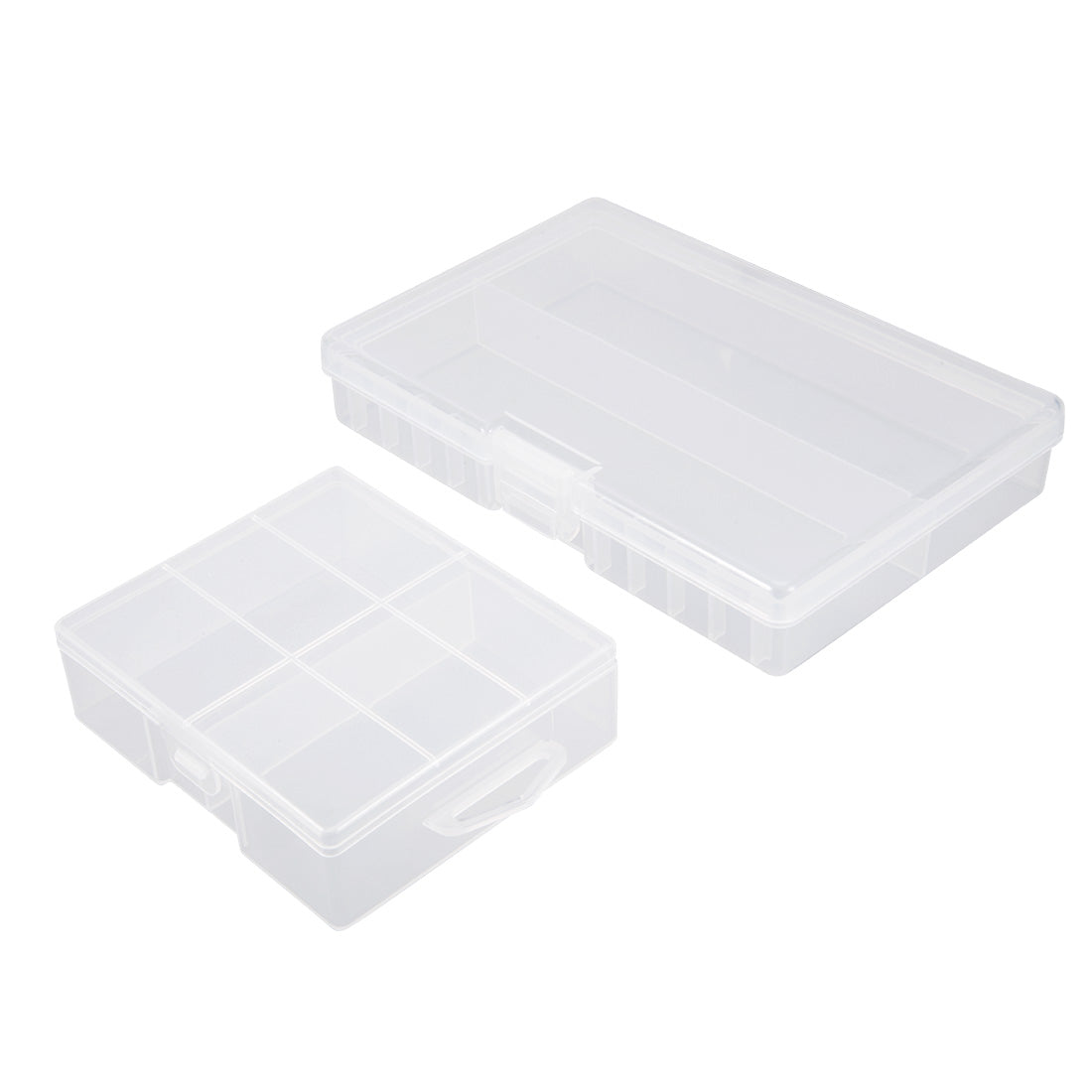 uxcell Uxcell 2pcs Portable 24 AA Battery Storage Box, 48 AA Batteries Protective Container