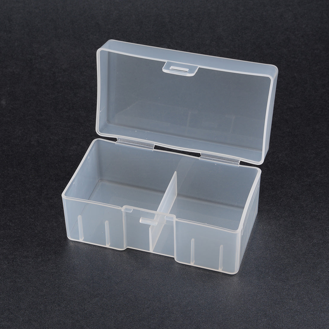 uxcell Uxcell Clear Plastic Rectangle Storage Box Case Container Holder f 12 x 9V Battery