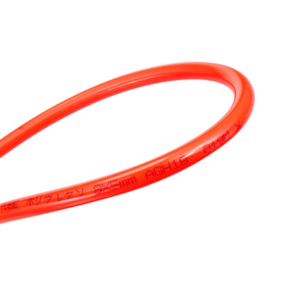 Harfington Uxcell 8mm X 5mm Pneumatic Air PU Hose Pipe Tube 5 Meter 16.4ft Orange