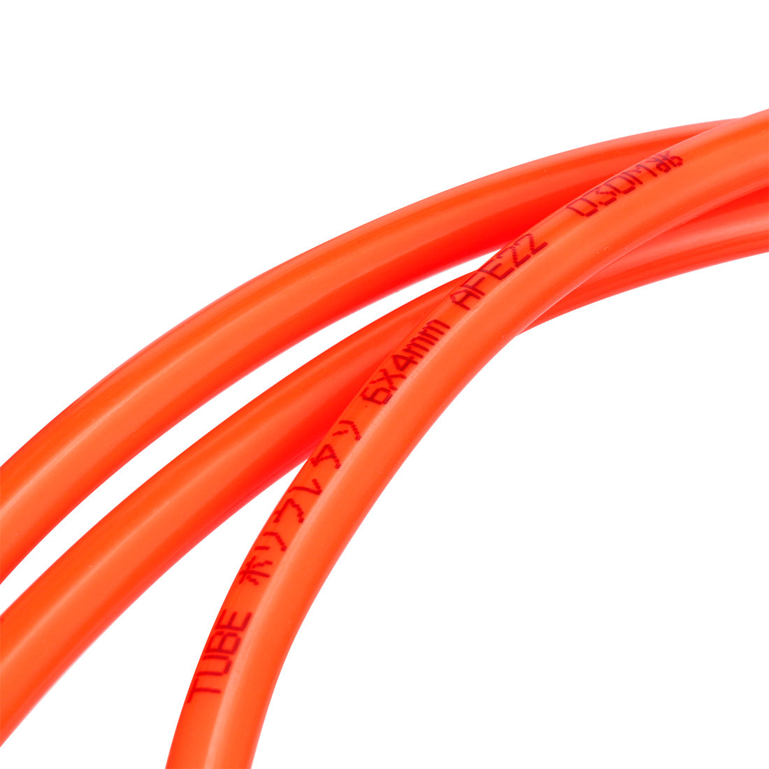 uxcell Uxcell 6mm X 4mm Pneumatic Air PU Hose Pipe Tube 5 Meter 16.4ft Orange