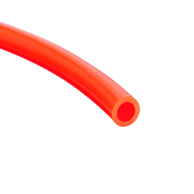uxcell Uxcell 6mm X 4mm Pneumatic Air PU Hose Pipe Tube 5 Meter 16.4ft Orange