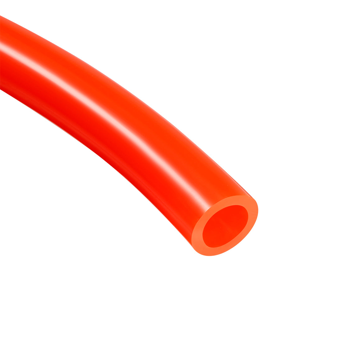 uxcell Uxcell 12mm X 8mm Pneumatic Air PU Hose Pipe Tube 5 Meter 16.4ft Orange