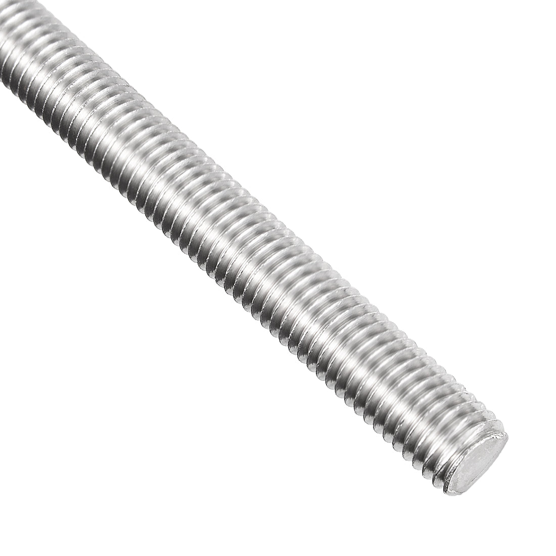 uxcell Uxcell M10 Fully Threaded Rod 304 Stainless Steel 250mm Length Left Hand Threads