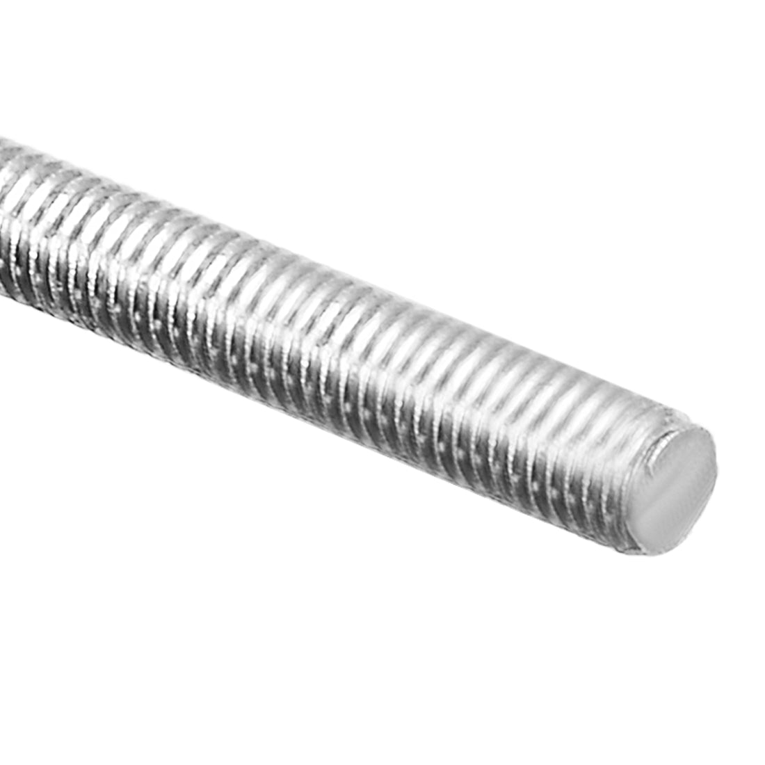 uxcell Uxcell M4 Fully Threaded Rod 304 Stainless Steel 250mm Length Left Hand Threads