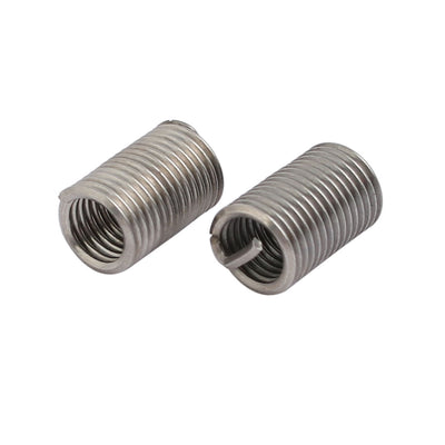 Harfington Uxcell M5x0.8mmx15mm 304 Stainless Steel Helical Coil Wire Thread Insert 25pcs