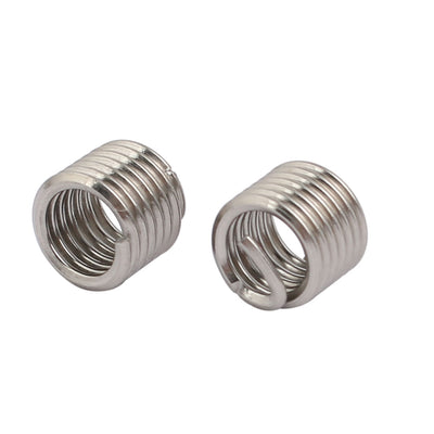 Harfington Uxcell M6x1mmx9mm 304 Stainless Steel Helical Coil Wire Thread Insert 12pcs