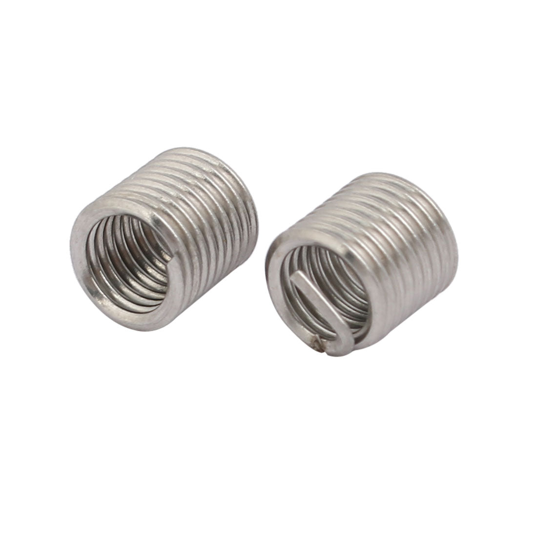 uxcell Uxcell M6x1mmx12mm 304 Stainless Steel Helical Coil Wire Thread Insert 25pcs