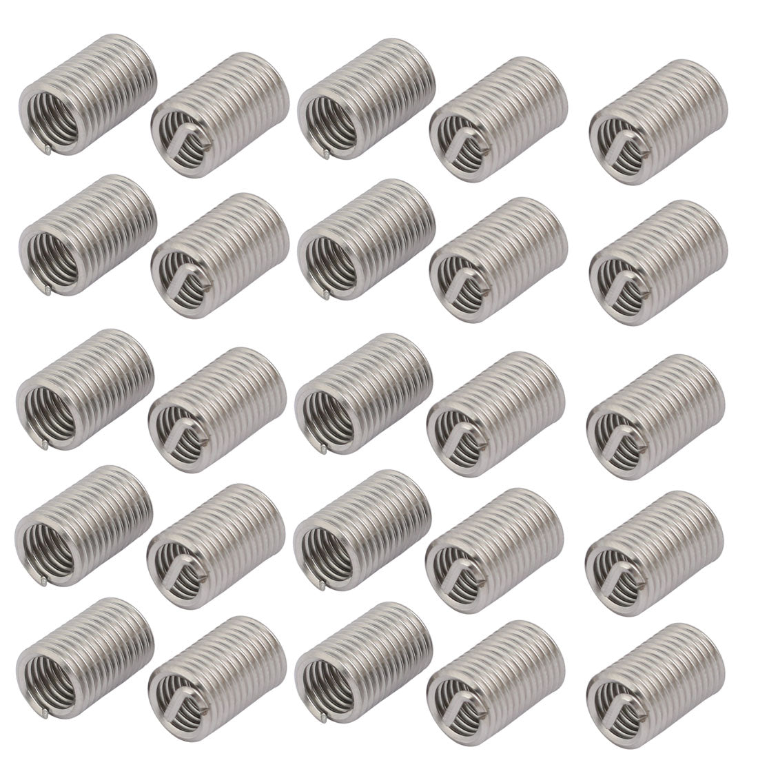 Uxcell M8x1.25mmx20mm 304 Stainless Steel Helical Coil Wire Thread ...