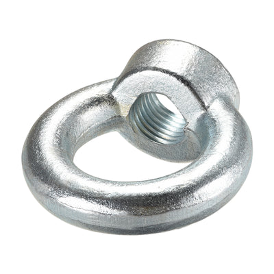 Harfington Uxcell M27 Thread C15 Carbon Steel Zinc Plated DIN582 Lifting Eye Bolt Nut