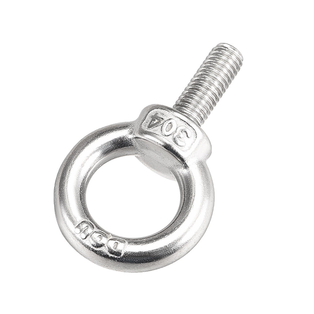 uxcell Uxcell 2 Pcs M8x20mm Thread 20mm Inside Dia 35mm Outside Dia 304 Stainless Steel Lifting Eye Bolt