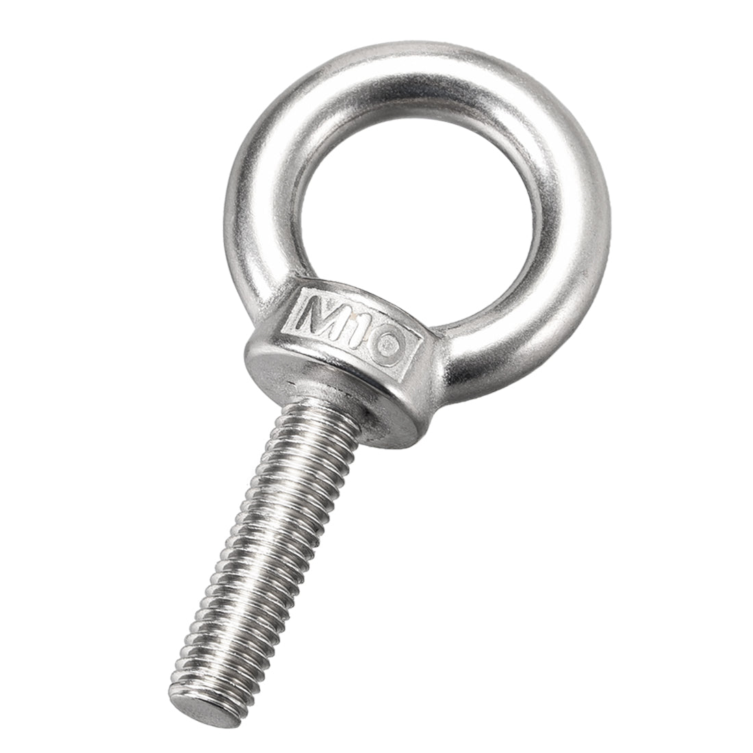 uxcell Uxcell 5 Pcs M10x40mm Thread 25mm Inside Dia 42mm Outside Dia 304 Stainless Steel Lifting Eye Bolt