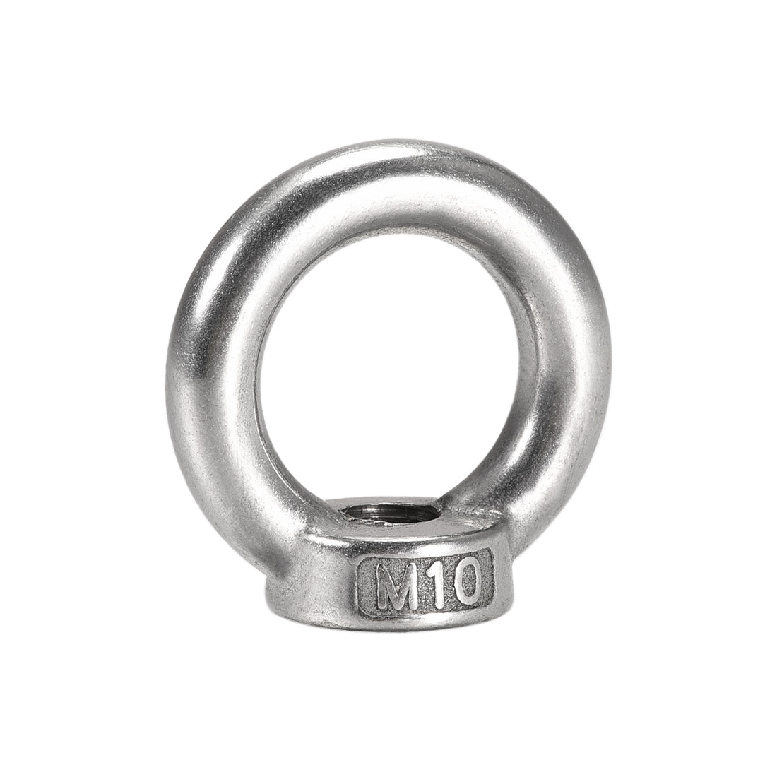 Uxcell Uxcell M12 Female Thread 304 Stainless Steel Ring Shaped Lifting Eye Nut 5pcs
