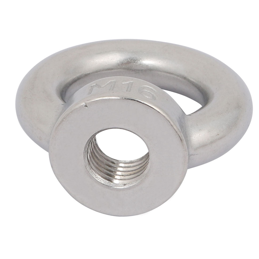 uxcell Uxcell M16 Female Thread 304 Stainless Steel Ring Shaped Lifting Eye Bolt Nut