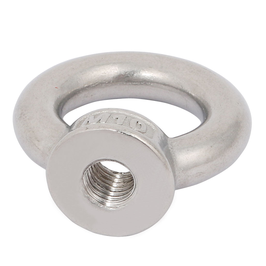 uxcell Uxcell M10 Female Thread 316 Stainless Steel Ring Shaped Lifting Eye Nut 2pcs
