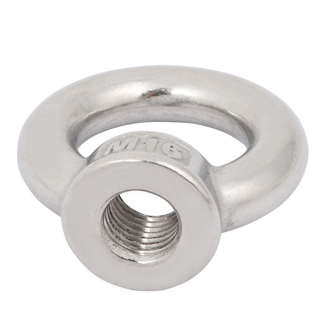 uxcell Uxcell M16 Female Thread 316 Stainless Steel Ring Shaped Lifting Eye Bolt Nut