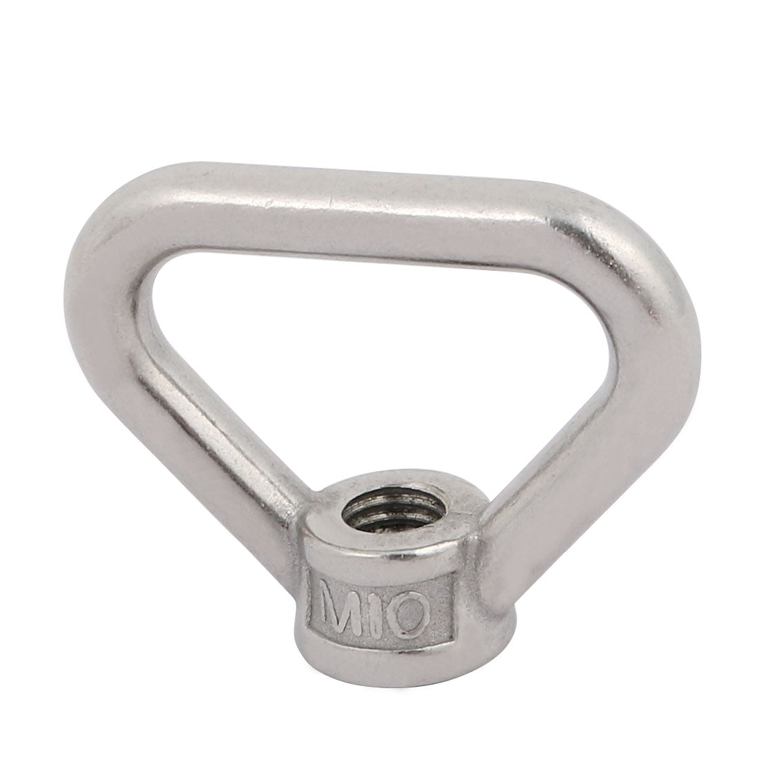 uxcell Uxcell M10 Thread 304 Stainless Steel Triangle Ring Shaped Lifting Eye Nut 2pcs