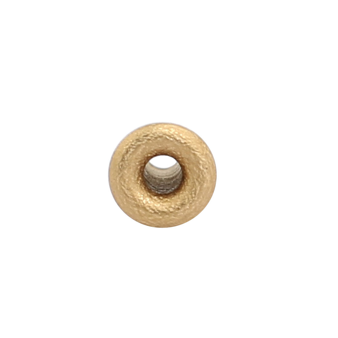 uxcell Uxcell 200pcs M2 x 10mm Brass Plated Metal Hollow Eyelets Rivets Gold Tone