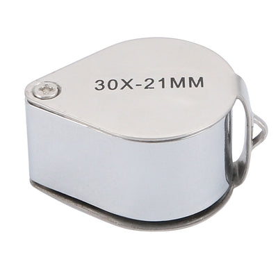 Harfington Uxcell Portable Magnifier 30X Illuminated Magnifier Magnifying Glass Len