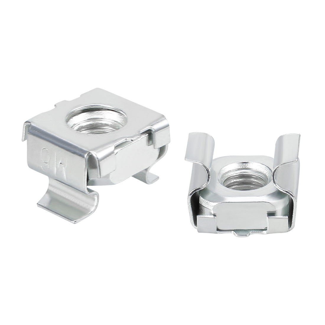 uxcell Uxcell 55 Pack, M6 Cage Nut, Carbon Steel Zinc Plated for Server Shelf Cabinet