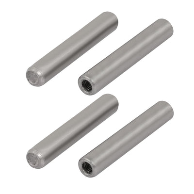 Harfington Uxcell 304 Stainless Steel M3 Female Thread 5mm x 30mm Cylindrical Dowel Pin 4pcs
