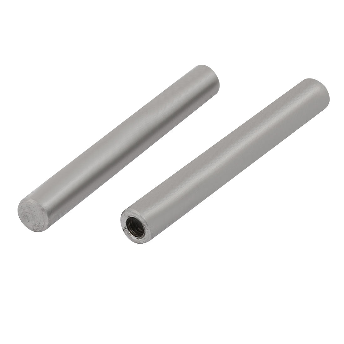 uxcell Uxcell 304 Stainless Steel M3 Female Thread 5mm x 40mm Cylindrical Dowel Pin 2pcs