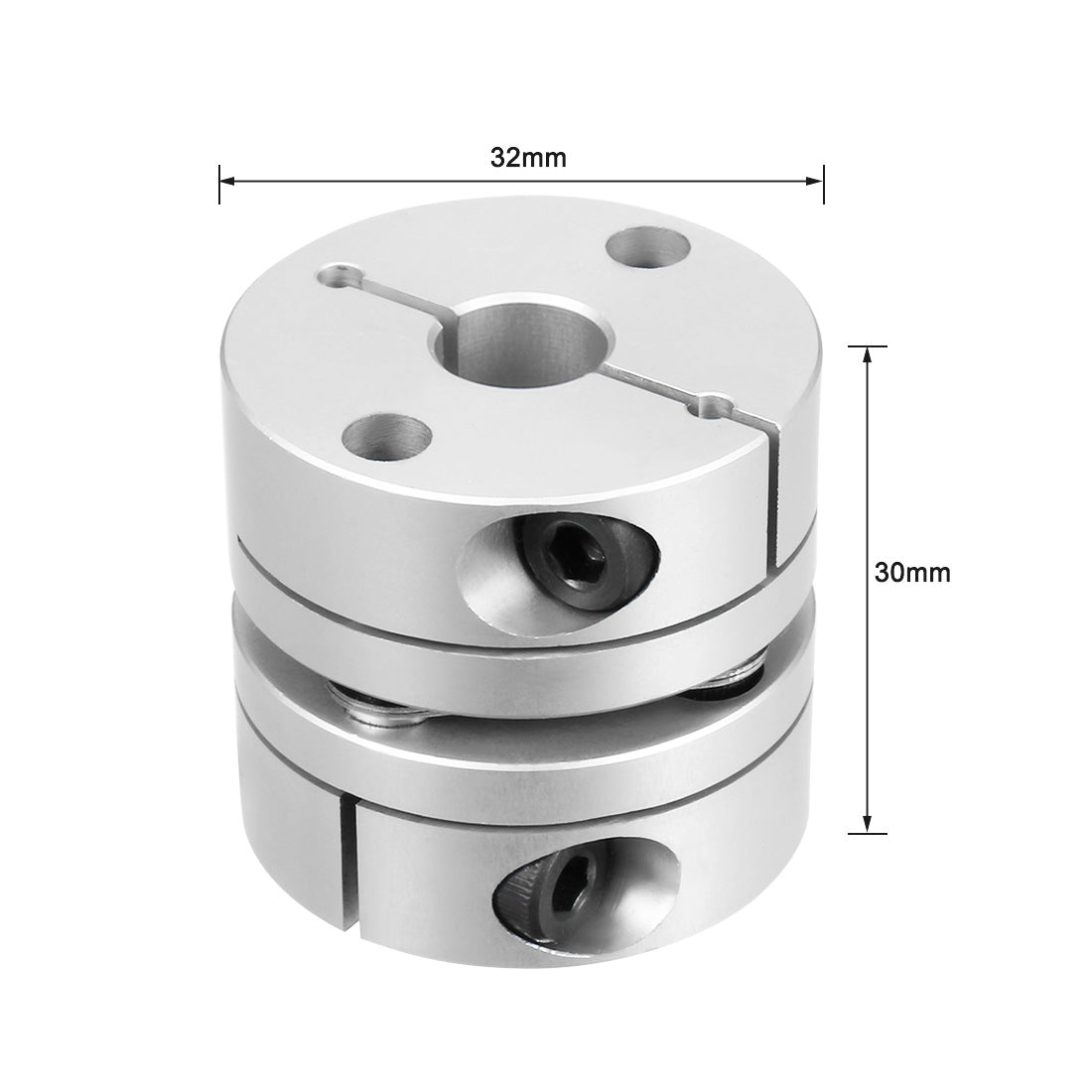 uxcell Uxcell 10mm to 14mm Bore One Diaphragm Motor Wheel Flexible Coupling Joint