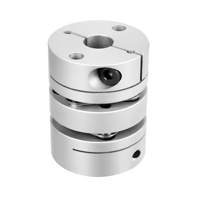 Harfington Uxcell 9.5mmx6mm Clamp Tight Motor Shaft 2 Diaphragm Coupling accoupler