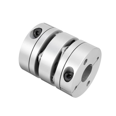 Harfington Uxcell 8mmx14mm Clamp Tight Motor Shaft Double Diaphragm Coupling accoupler