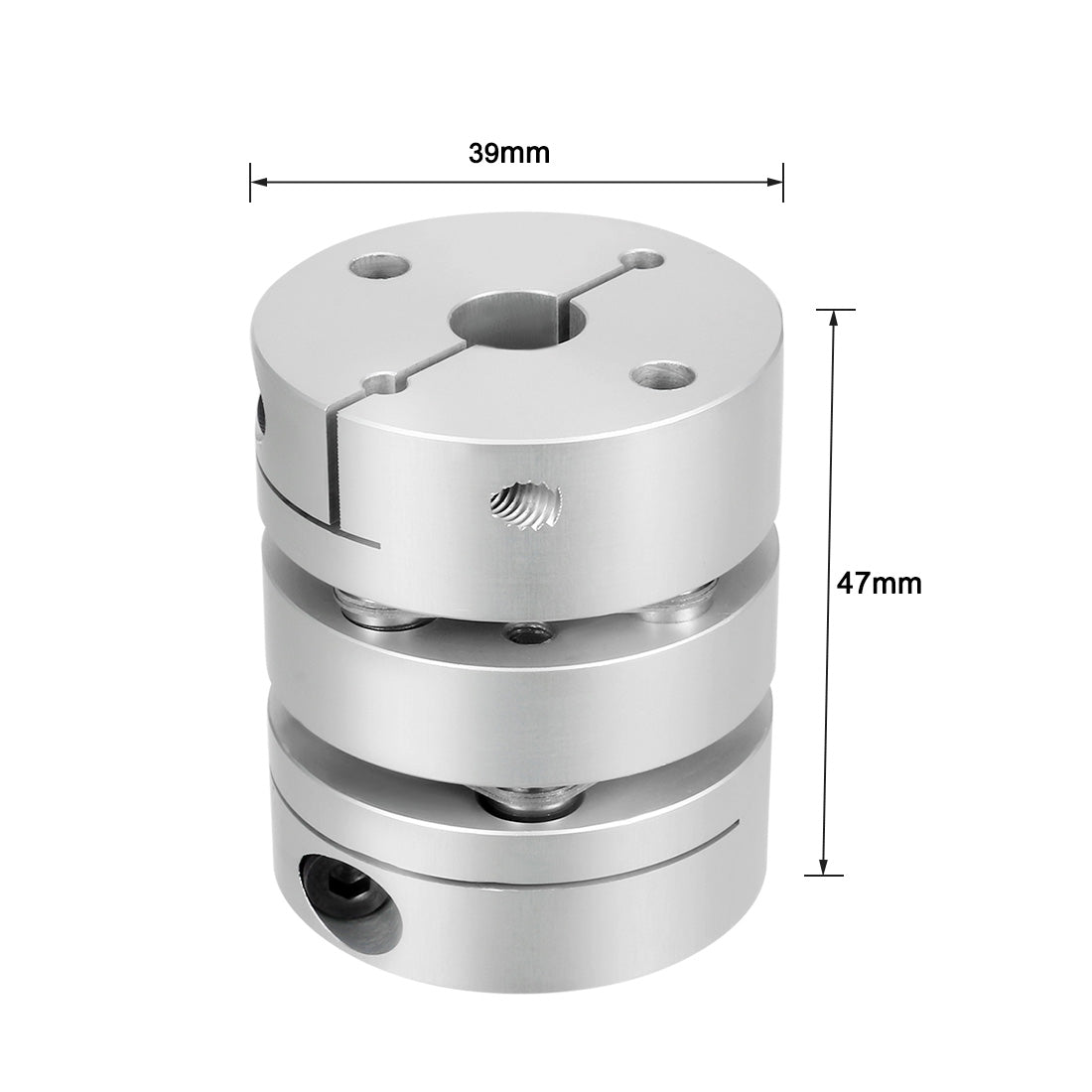 uxcell Uxcell 10mmx11mm Clamp Tight Motor Shaft 2 Diaphragm Coupling accoupler