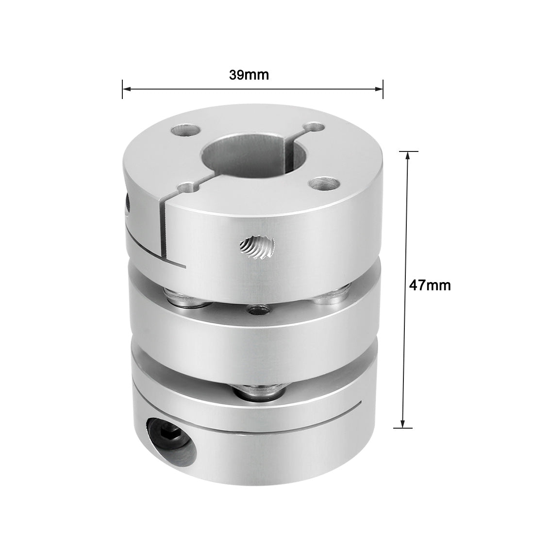 uxcell Uxcell 12mmx16mm Clamp Tight Motor Shaft 2 Diaphragm Coupling accoupler