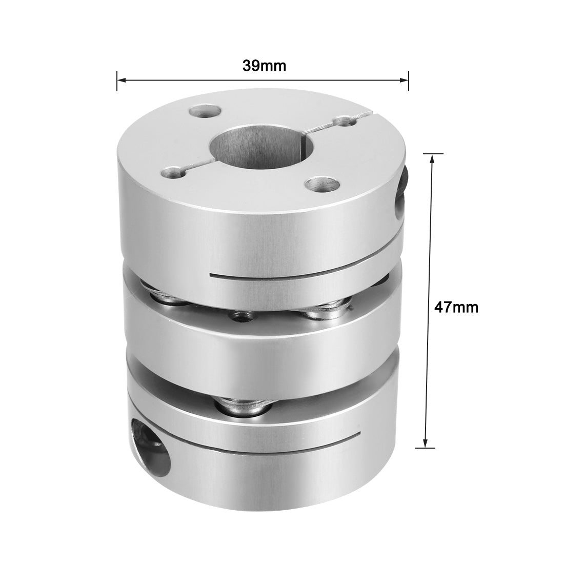 uxcell Uxcell 14mmx15mm Clamp Tight Motor Shaft 2 Diaphragm Coupling accoupler
