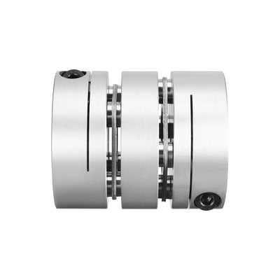 Harfington Uxcell 15mmx15mm Clamp Tight Motor Shaft 2 Diaphragm Coupling accoupler