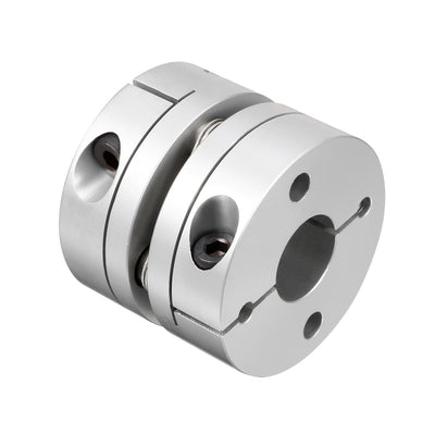 Harfington Uxcell 12.7mm to 12mm Bore One Diaphragm Motor Wheel Flexible Coupling Joint