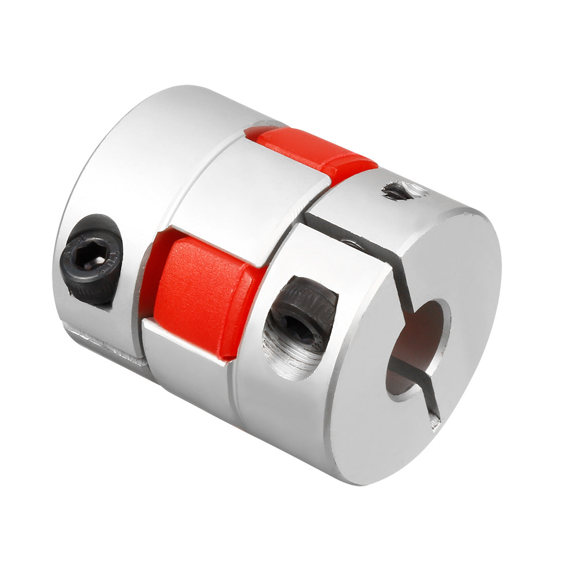uxcell Uxcell 10mm to 14mm Shaft Plum Shaped Coupling Coupler 30mm Diameter 35mm Length