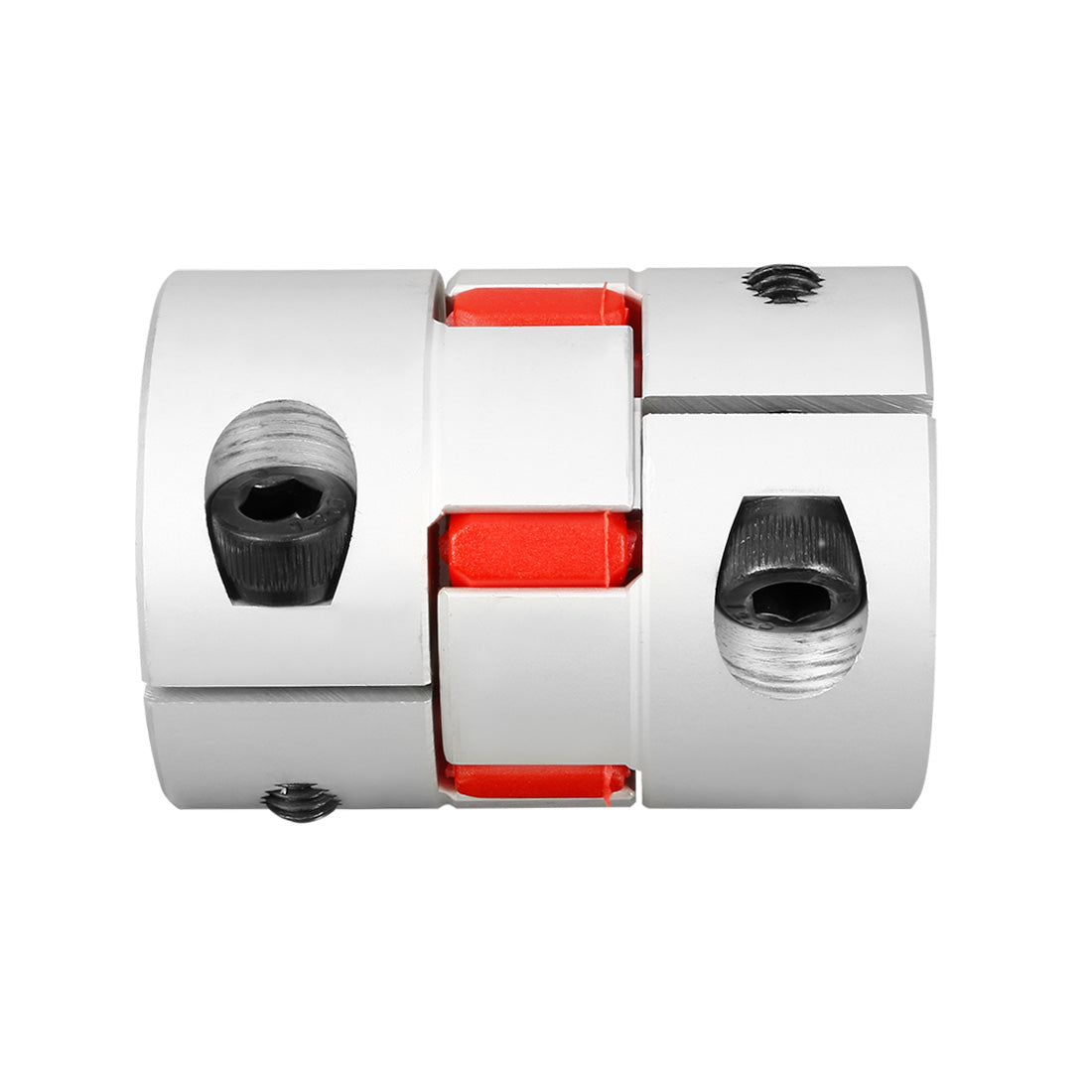 uxcell Uxcell 15mm to 15mm Shaft Plum Shaped Coupling Coupler 40mm Diameter 55mm Length