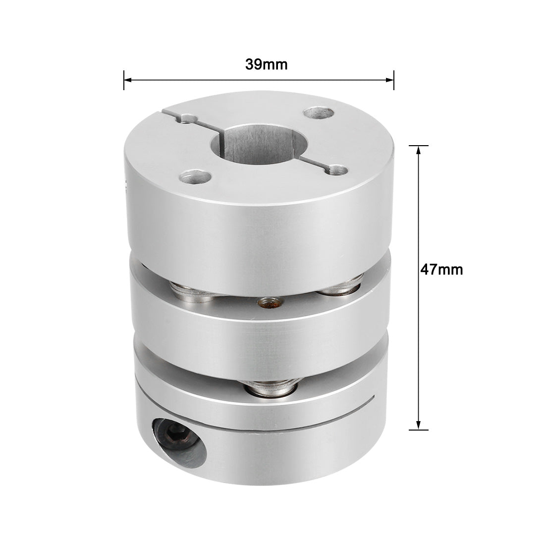 uxcell Uxcell 14mmx14mm Clamp Tight Motor Shaft 2 Diaphragm Coupling accoupler