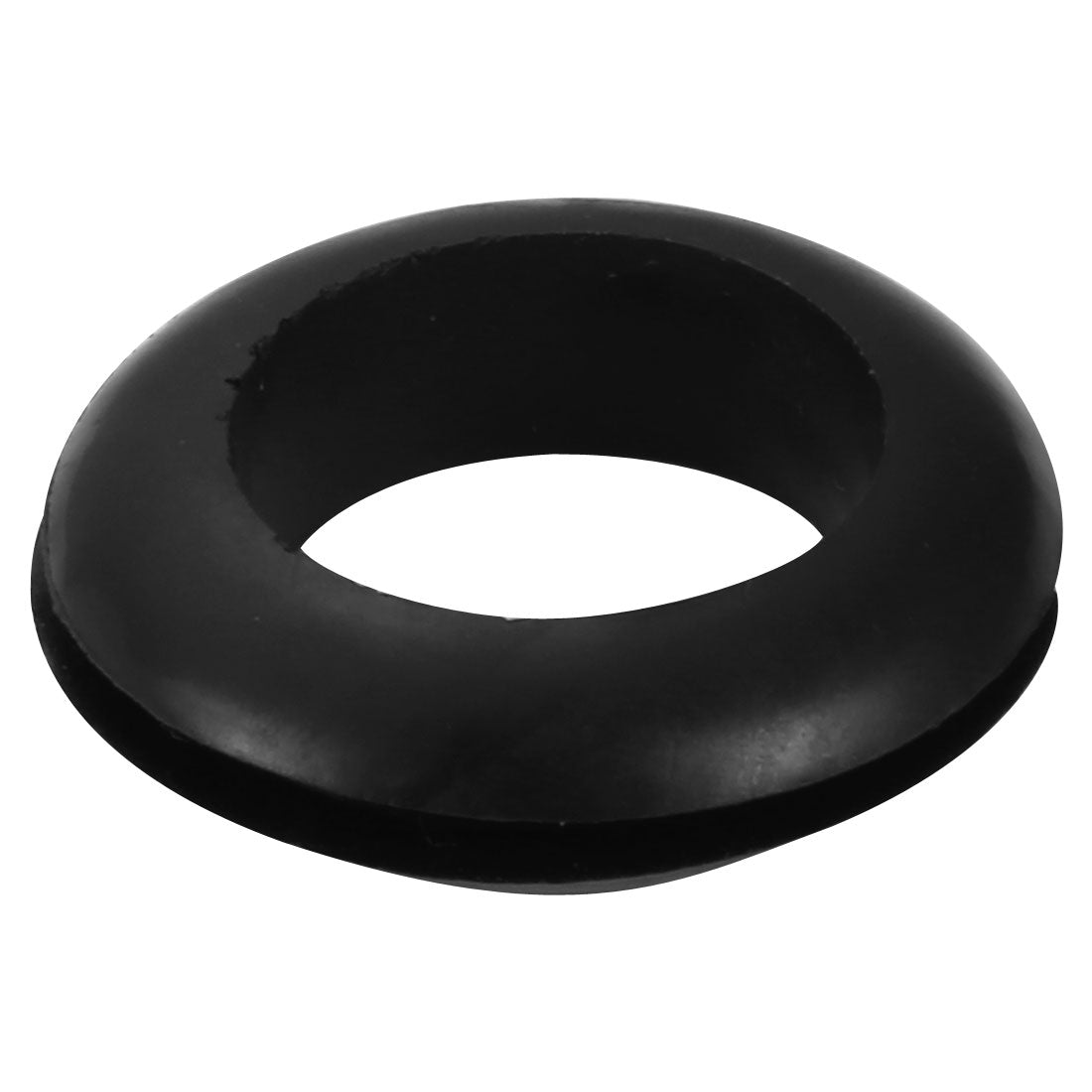 uxcell Uxcell Wire Protective Grommets Black Rubber 25mm Double Sided Grommet