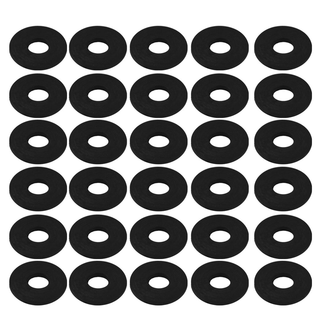 uxcell Uxcell Nitrile Rubber Flat Washers for Screw Bolt Thick Assortment Pack of 30