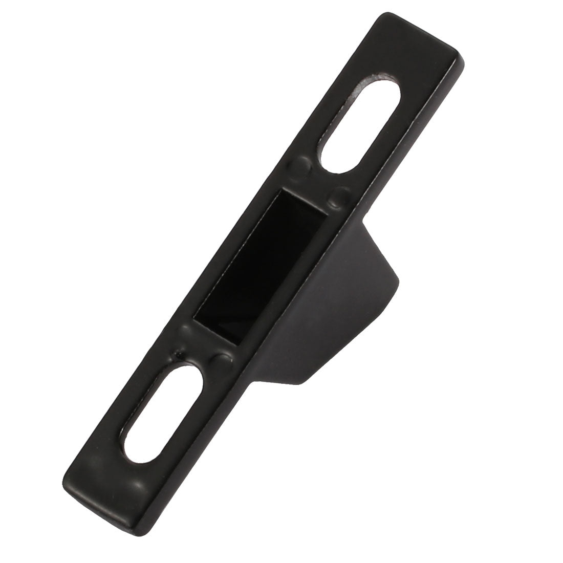 uxcell Uxcell 55mm x 9mm x 19mm Zinc Alloy Sliding Door Window Lock Keeper Black