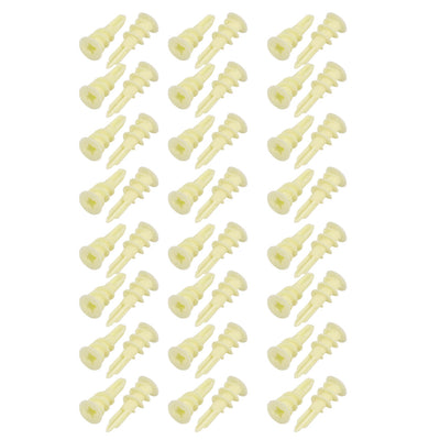 Harfington Uxcell 50Pcs 33mm x 6mm Self Drilling Drywall Plasterboard Anchor