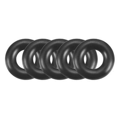 uxcell Uxcell 30pcs Black Nitrile Butadiene Rubber NBR O-Ring 4mm Inner Dia 2.5mm Width