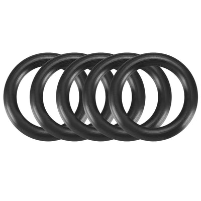 uxcell Uxcell 30pcs Black Nitrile Butadiene Rubber NBR O-Ring 10.8mm Inner Dia 2.4mm Width
