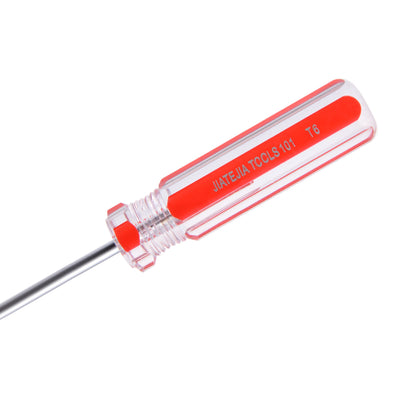 Harfington Uxcell Magnetic T6 Torx Screwdriver with 3 Inch 45# Steel Shaft